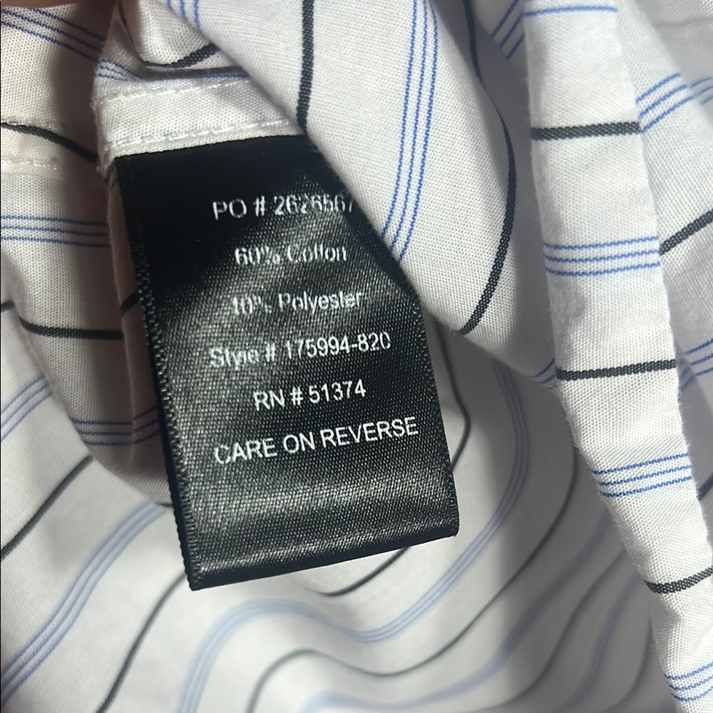 Classic Striped Button Down Shirt - Picture 3 of 4